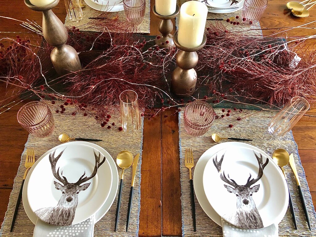 table with decoration