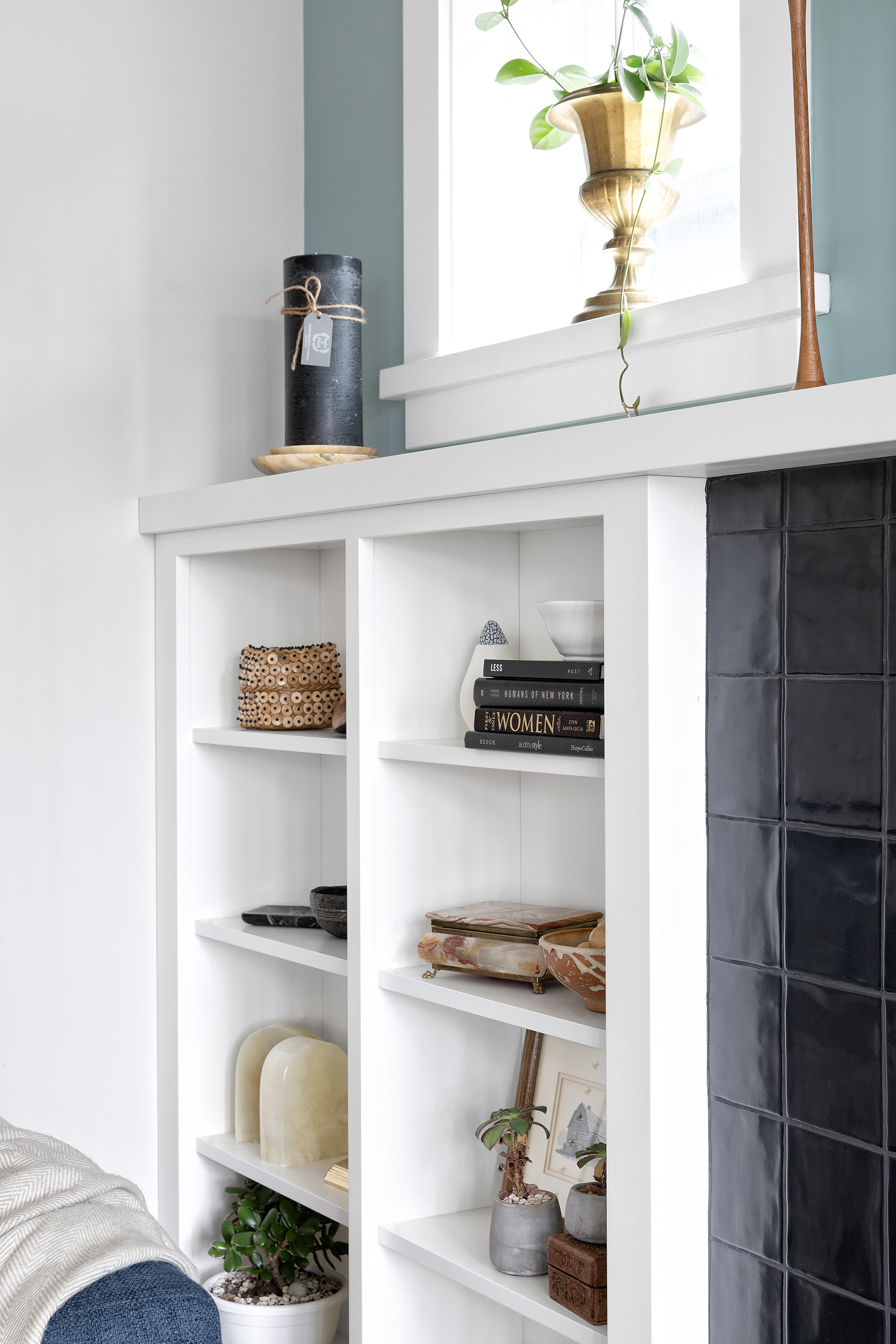 Traditional modern interior design in a Vancouver character home featuring layered millwork and bespoke furnishings.